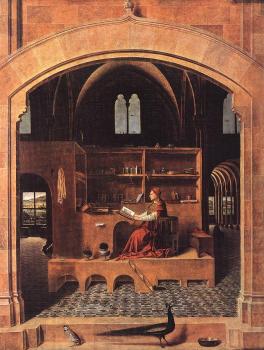 安東內洛 德 梅西納 St. Jerome in his Study